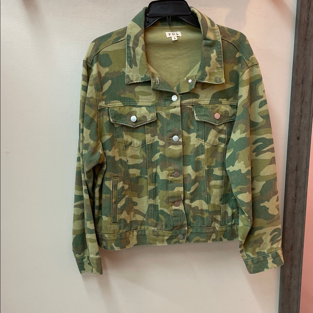 Vogue Green Camo Jacket